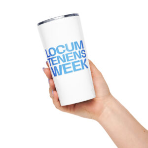 Tapered stainless steel tumbler