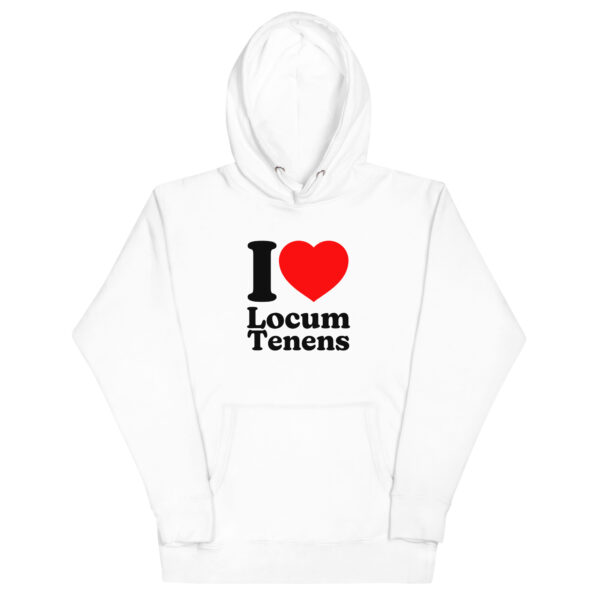 I Love Locums Hoodie - Image 3